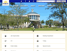 Tablet Screenshot of cityofdoral.com